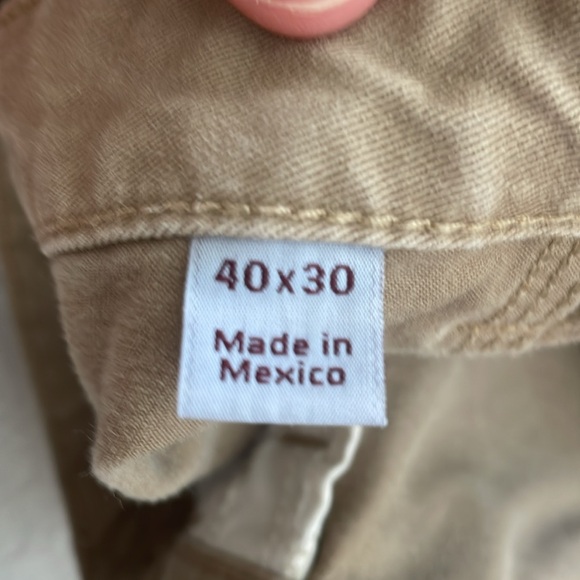 Carhartt Carpenter Pants 40x30 Khaki Relaxed Fit 100% Cotton - Picture 7 of 9